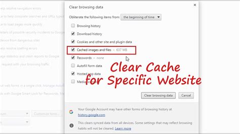 Can You Clear Cache for One Website?